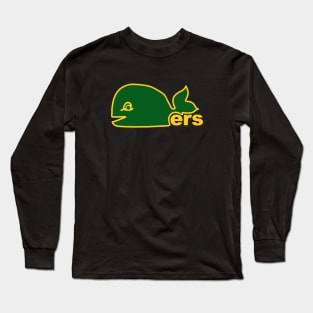 Defunct New England Whalers 1972 Long Sleeve T-Shirt